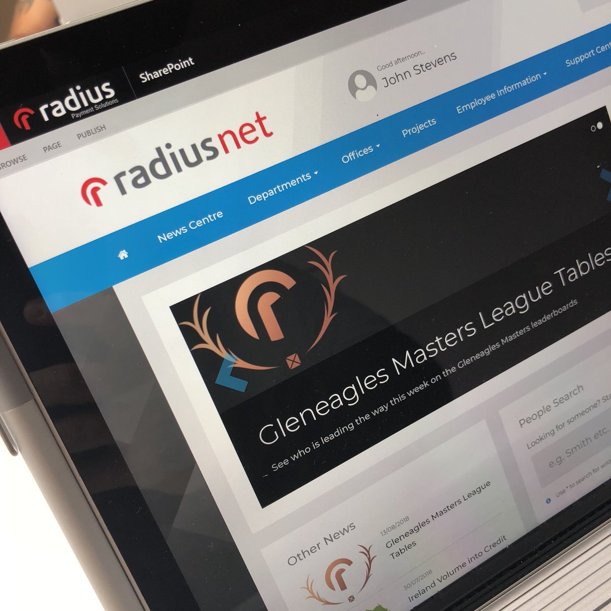 thisisattollo's tweet photo. Another successful #Intranet launched over the weekend ready for Monday - Radius Payment Solutions #internalcommunications powered by #Attollo Intranet. Interested in using Attollo for your intranet? https://t.co/htoXhxwxTr #digitalworkplace #sharepoint #office365 #internalcomms https://t.co/M0GNIlHzWV