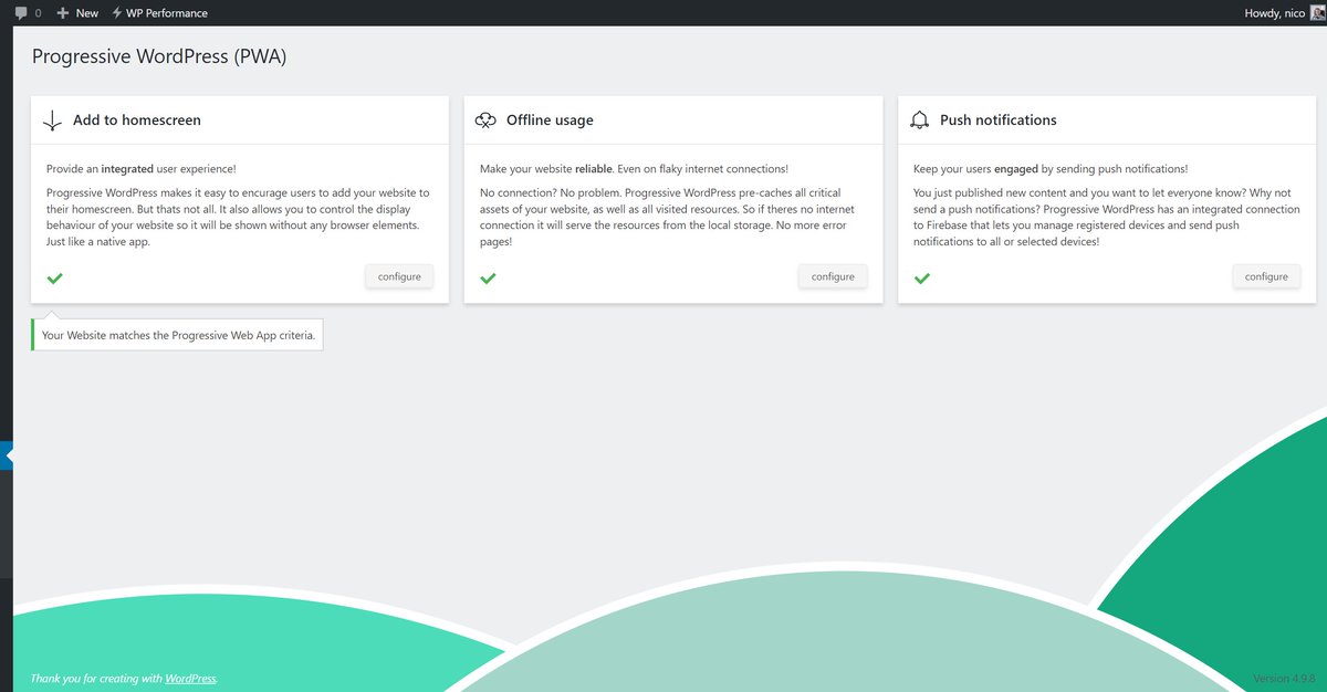 WordPressPWA's tweet photo. A little sneak peek of the new "about" page. Everything you need to know on one place! And yes. There are some small changes on the UI😊.
#ProgressiveWebApp #WordPress https://t.co/oGXF8Xt8Rc