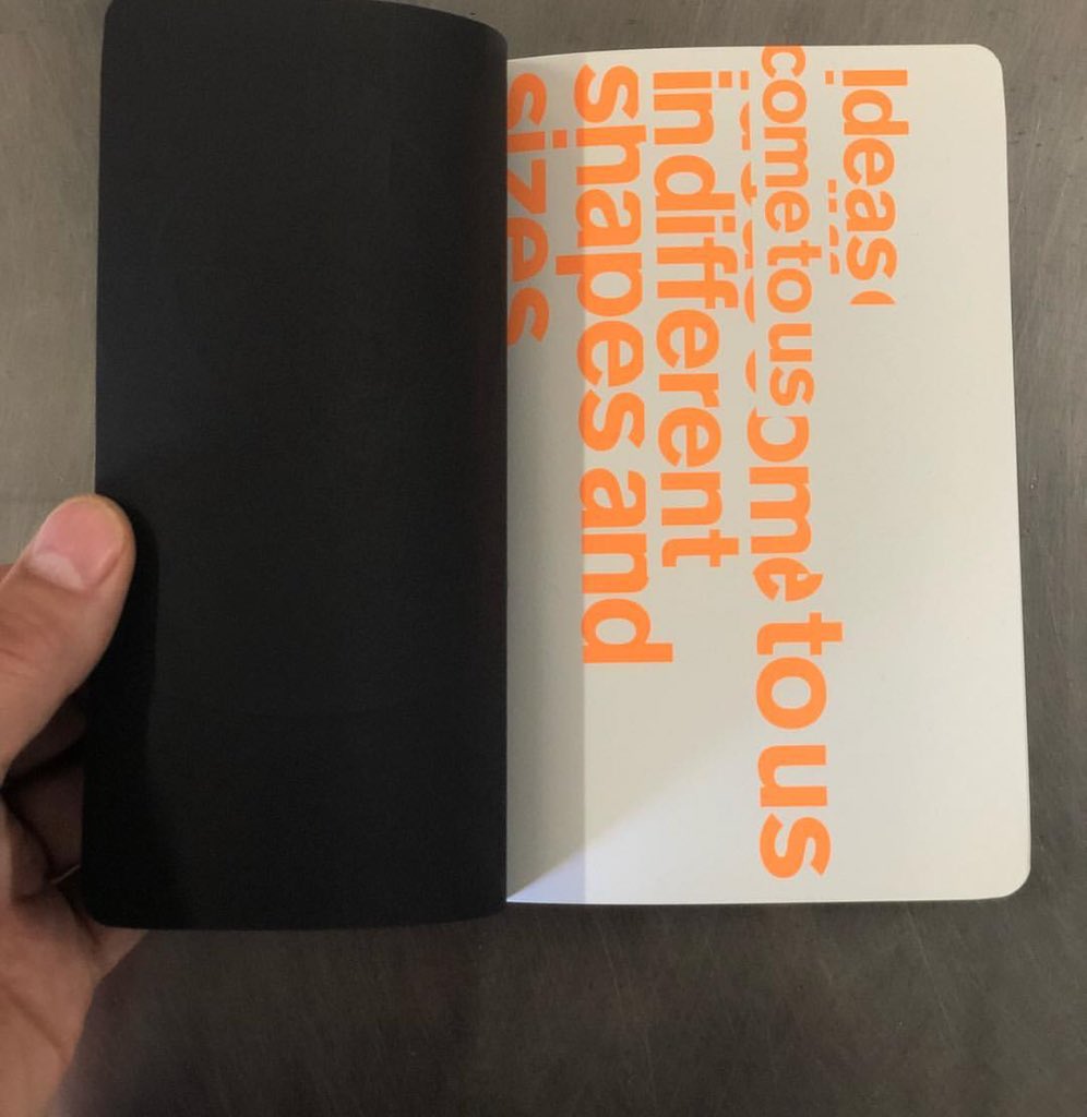 ianTDR's tweet photo. Sneak peek #thedesignersrepublic @disinfoTDR @iantdr #new #ideascometousindifferentshapesandsizes notebook for @evolutionprint #ltded #Pantone #ideas #printers #sheffield #quickbeforetheyregone meanwhile new #tdr™️ / Evo Xmas on the boil... #typography #fluoro #graphicdesign https://t.co/c9PUdD9GyN