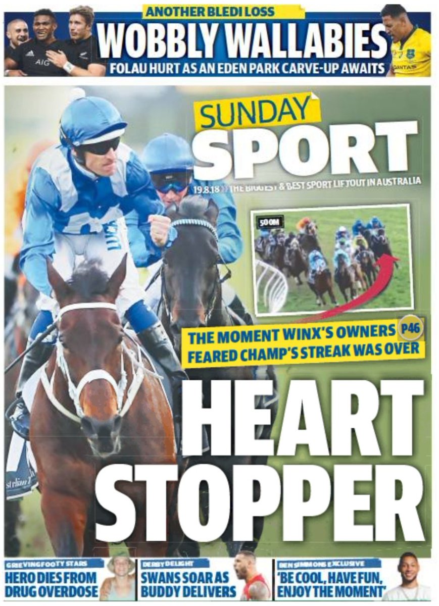 LillSaleh's tweet photo. Today's #SundayTele  Do or die for @TurnbullMalcolm via @LindaSilmalis @annikasmethurst #drought funding exclusive via @JackMorphet #nrl #AFL #Winx26 #UsainBolt #auspol #nswpol https://t.co/bqnp3gSEW3