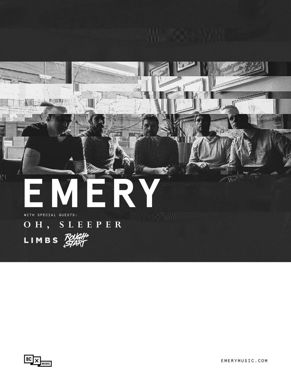 Tonight at <a href="/scoutbarhouston/">Scout Bar Houston</a> <a href="/OfficialEmery/">Emery</a>, Oh, Sleeper , <a href="/whoisLimbs/">LIMBS</a>, @RoughStartBand! Don’t miss out on a great show!