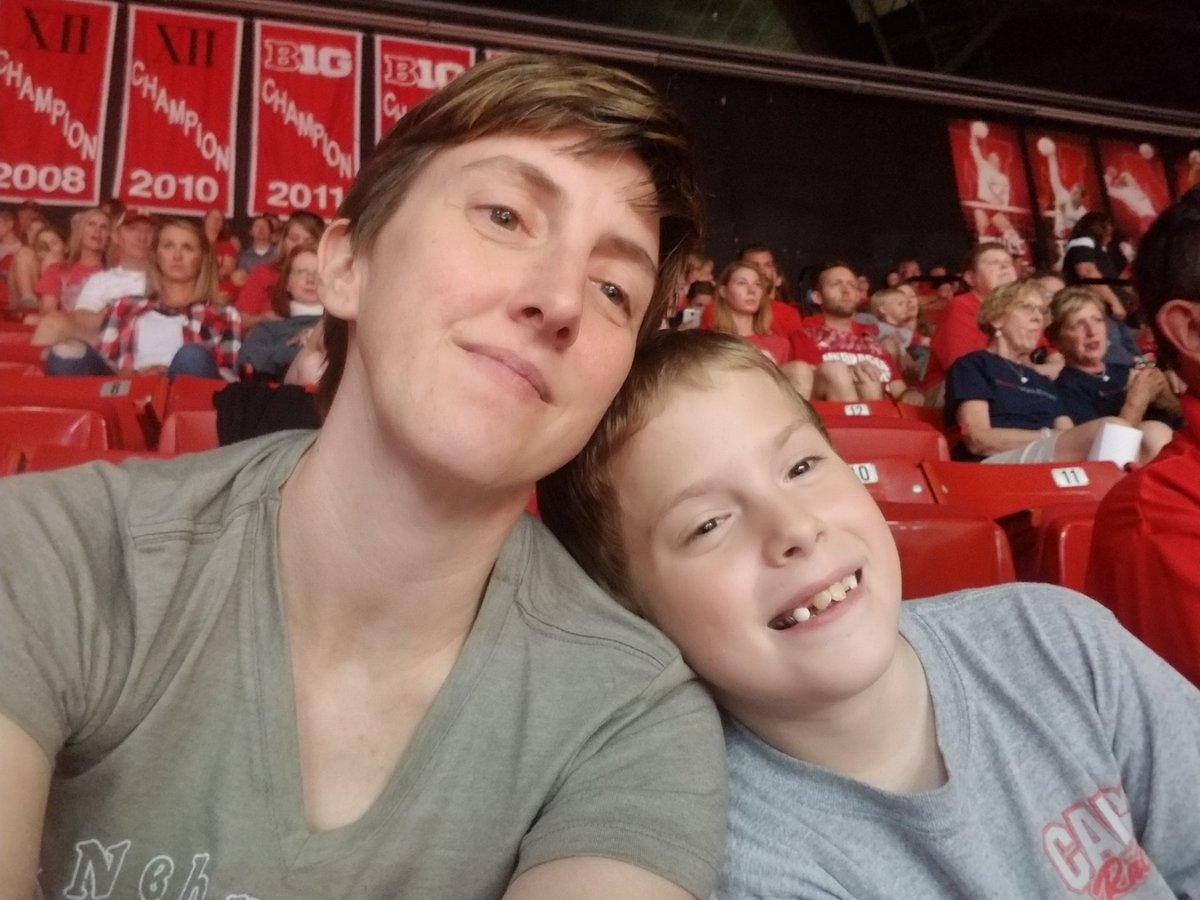 RB549's tweet photo. GBR Red White Game
#Huskers 
#spinabifida
#nebraskaspinabifida https://t.co/6fpo9ZlXrm