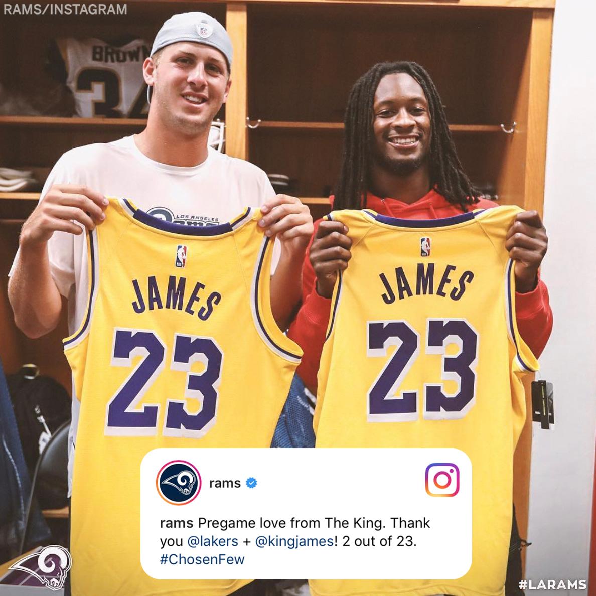 la rams yellow jersey