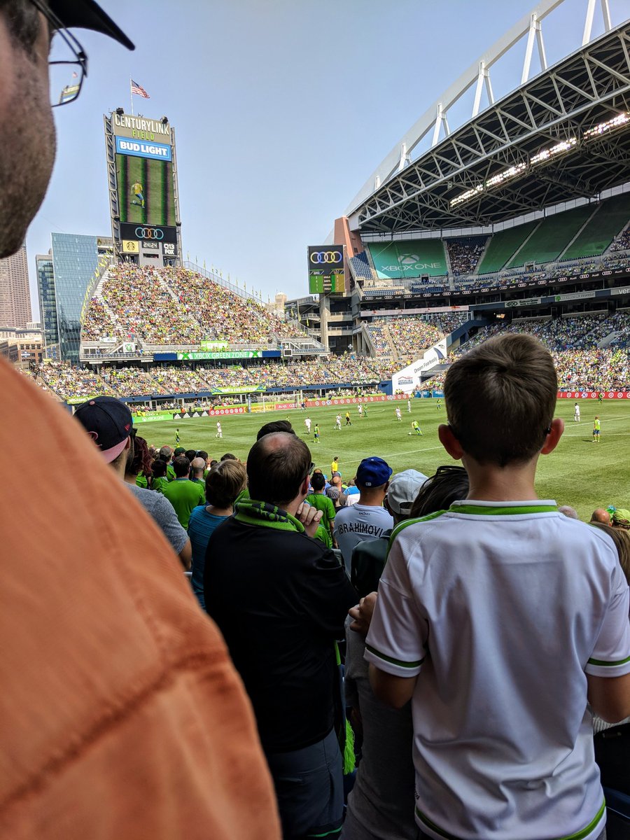 EdisonSeattle's tweet image. And today's adventure brings us to the field, the stands, the game, and our team. Go Sounders!
#Sounders #SEAvsLAG