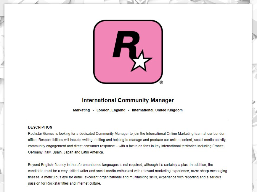 Rockstar Games Fan Community