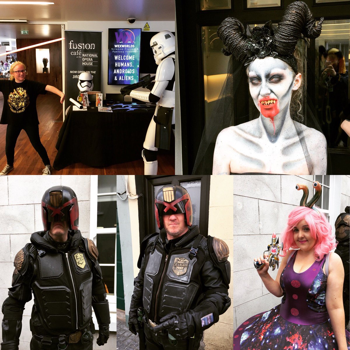 wexworlds's tweet photo. Big shout out to all of you who turned up for Day 1 of #Wexworlds. 🔥 

Special shout out to all of our amazing cosplay artists, comic book artists, vendors and panel participants. 

Day 2 is gonna be 👌.

Doors open at 9:30am.
Tickets can be bought on the door. https://t.co/9EbQ0w8H40