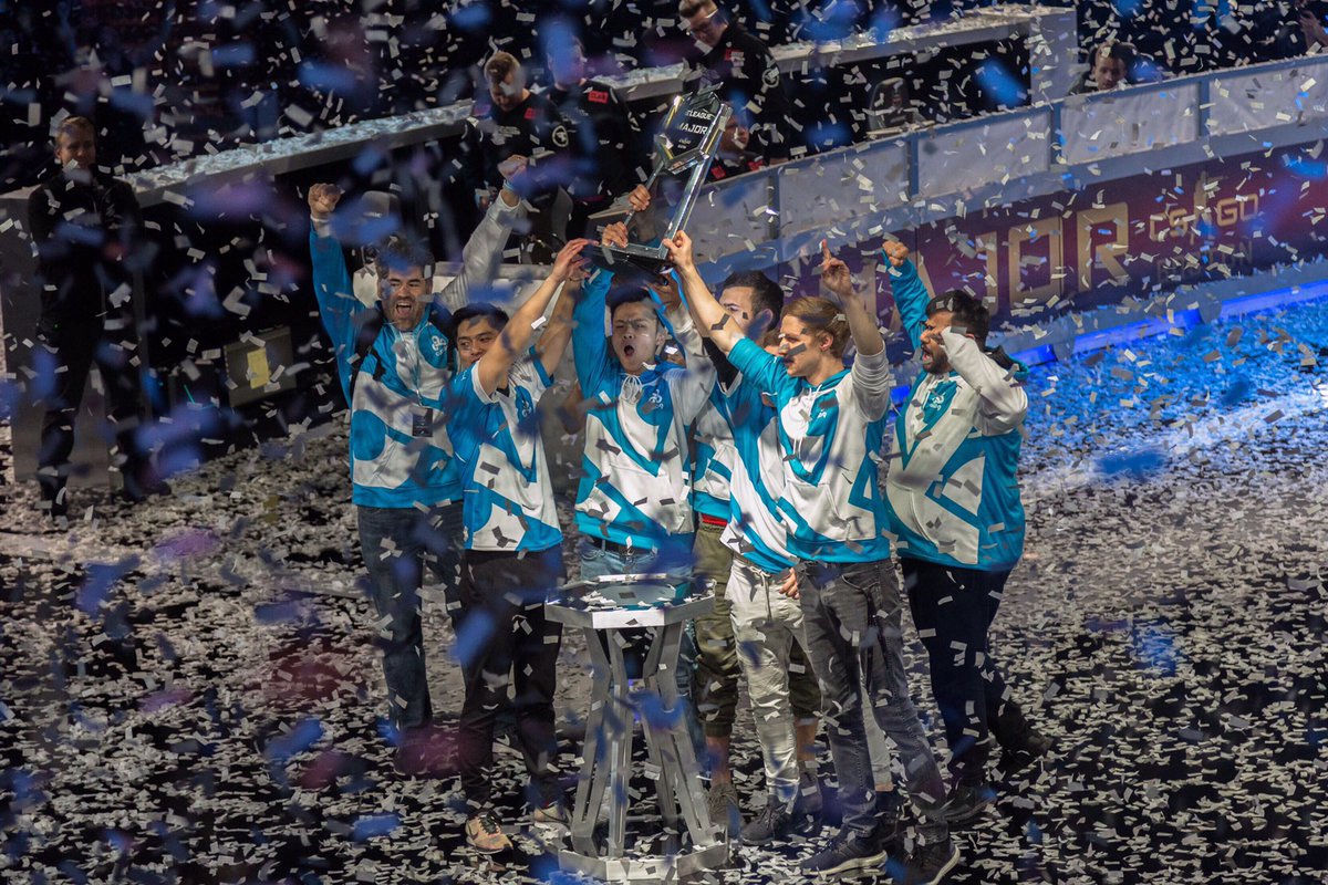 #tbt to the greatest underdog run in the history of sports and the 1st NA major win! Thanks for the memories <a href="/Cloud9/">Cloud9</a> <a href="/RUSH/">Will</a> <a href="/Stewie/">Jake</a> <a href="/C9Skadoodle/">Ok</a> <a href="/tarik/">tarik</a> <a href="/autimaticTV/">autimatic</a> <a href="/valens/">Soham</a> NA will never forget!!! #eleagueboston #csgo #skadaddy