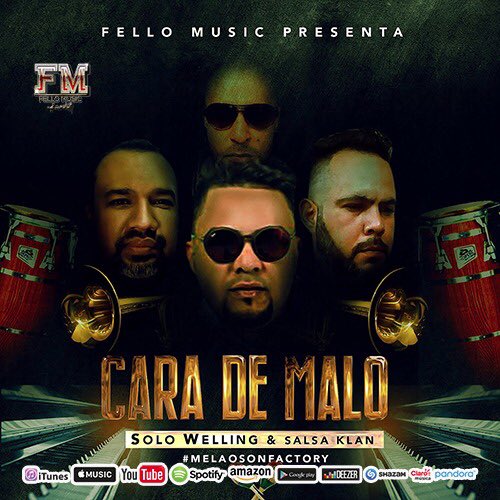 salsa_klan's tweet photo. Disponible en #itunes #applemusic #youtube #spotify #amazon #googleplay #deezer #shazam #pandora  ||| #carademalo // #melaosonfactory #fellomusic https://t.co/7hu4xMIgHc