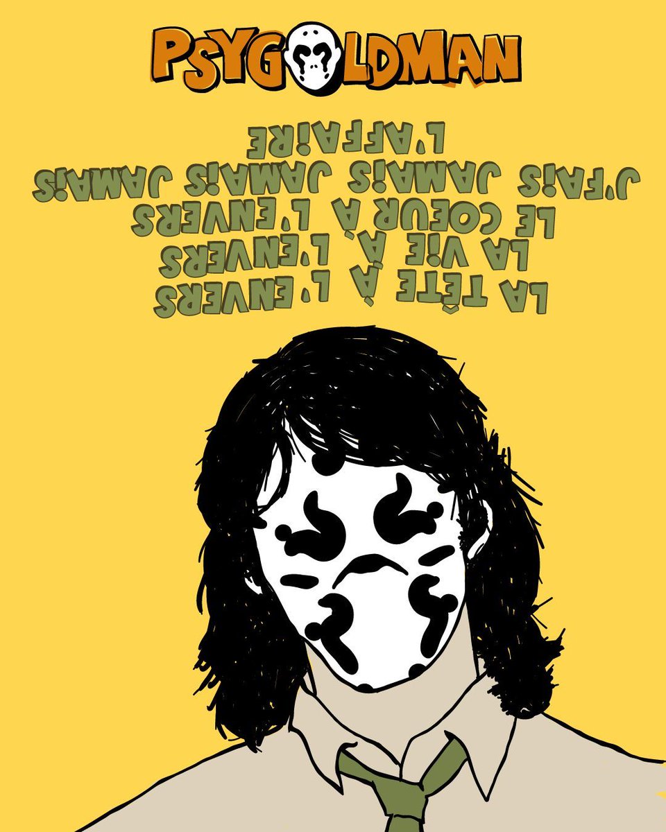 PsykoGraf's tweet photo. Jean Jacques Goldman "I do not make the case"
@jjgoldman_net @edselys 
#jeanjacques #goldman #chanteur #francais #chanson #dessin #psychologie #bienetre #psychology #PSY #Psychiatry #drawing #rorschach https://t.co/m7PuydfNLF