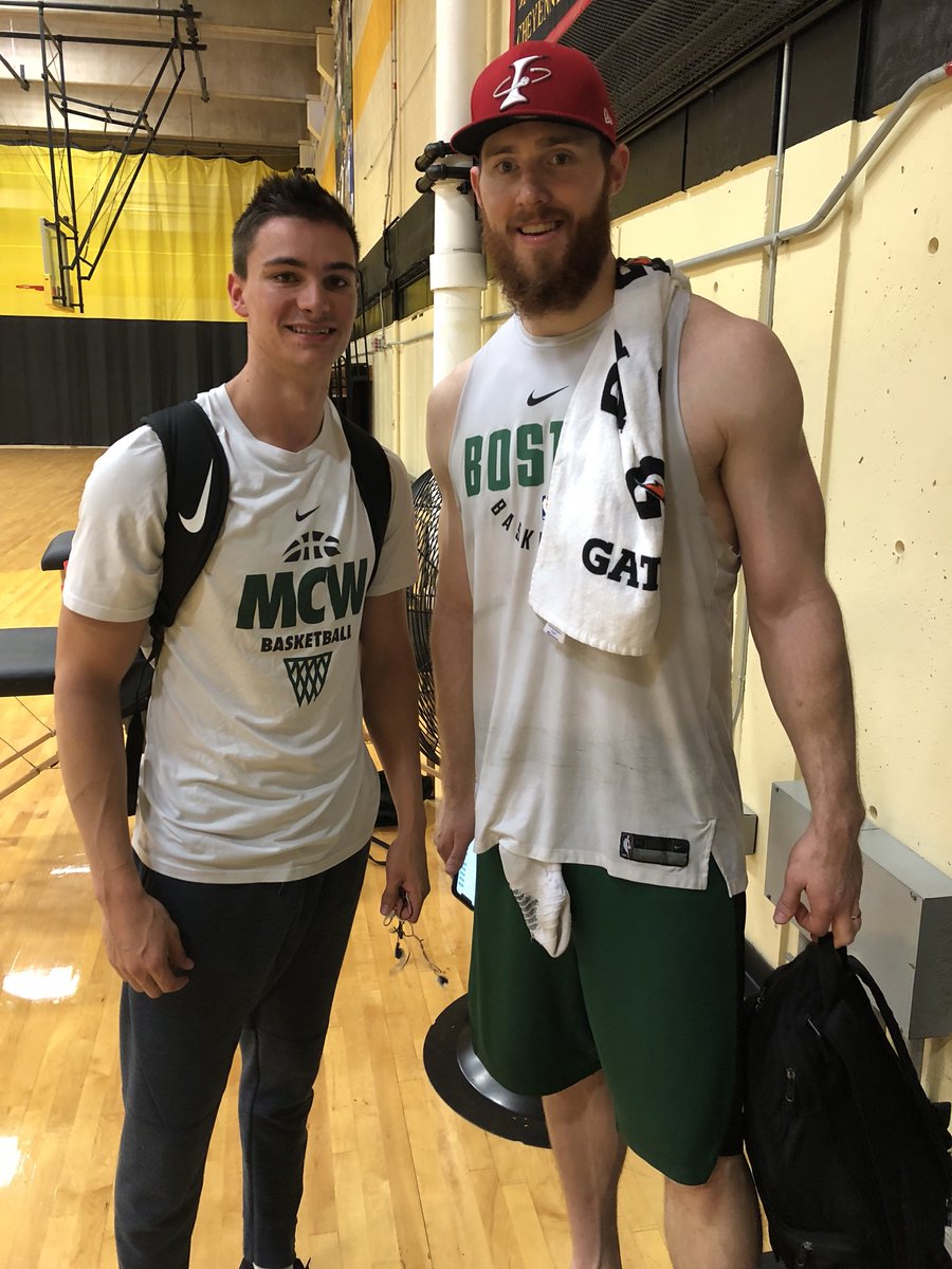 WITMBB's tweet photo. It was great to have some @celtics in the Leopard’s Den this week! 

Boston Celtics players Jabari Bird, Robert Williams, Daniel Theis, Aron Baynes and Al Horford all used @witathletics Tansey Gym for their workouts this week!

#goWIT #goCs #WITrising #CusRise https://t.co/UGg1BPdUAe