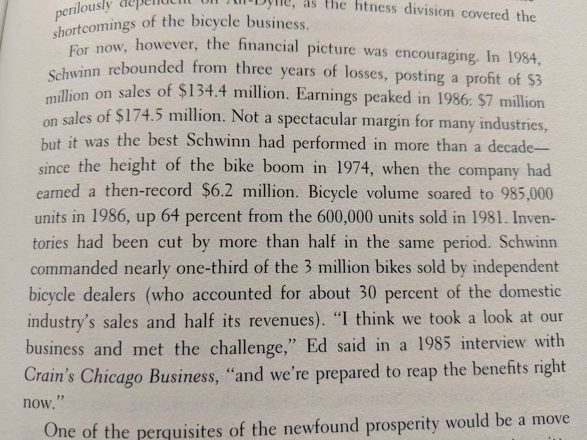 Quan's tweet image. I'm sorry, what? #lowmargin #bikeindustryproblems #Schwinn