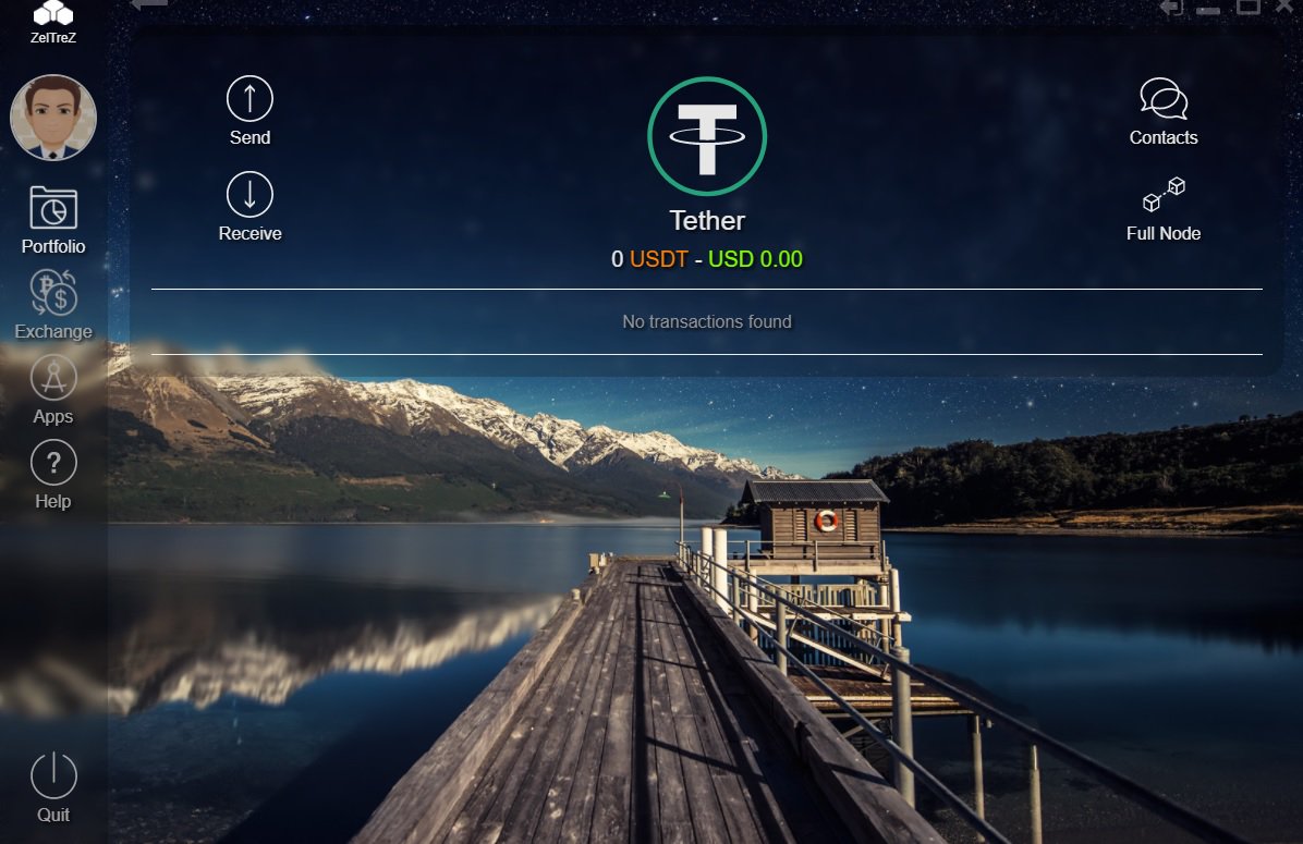 Acho2K's tweet photo. The #Zeltrez multiwallet of the #Zelcash project. The first local wallet to support #Tether (#USDT). @ZelTrez @Zelcash @BittrexExchange @Poloniex @Cryptopia_NZ @TradeSatoshi @bitfinex @binance @hitbtc https://t.co/C7K3uJd86W