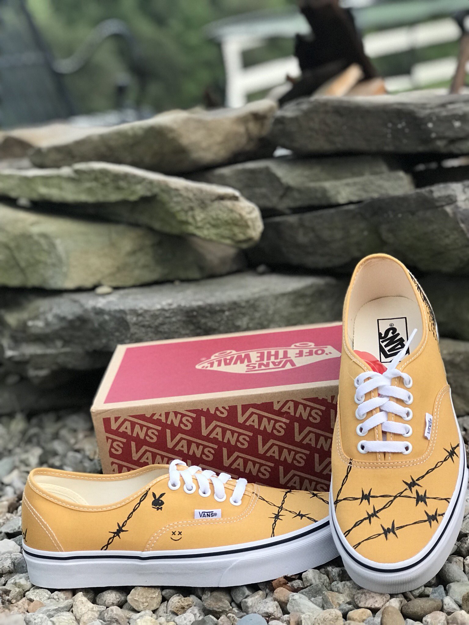 Post malone cheap custom vans
