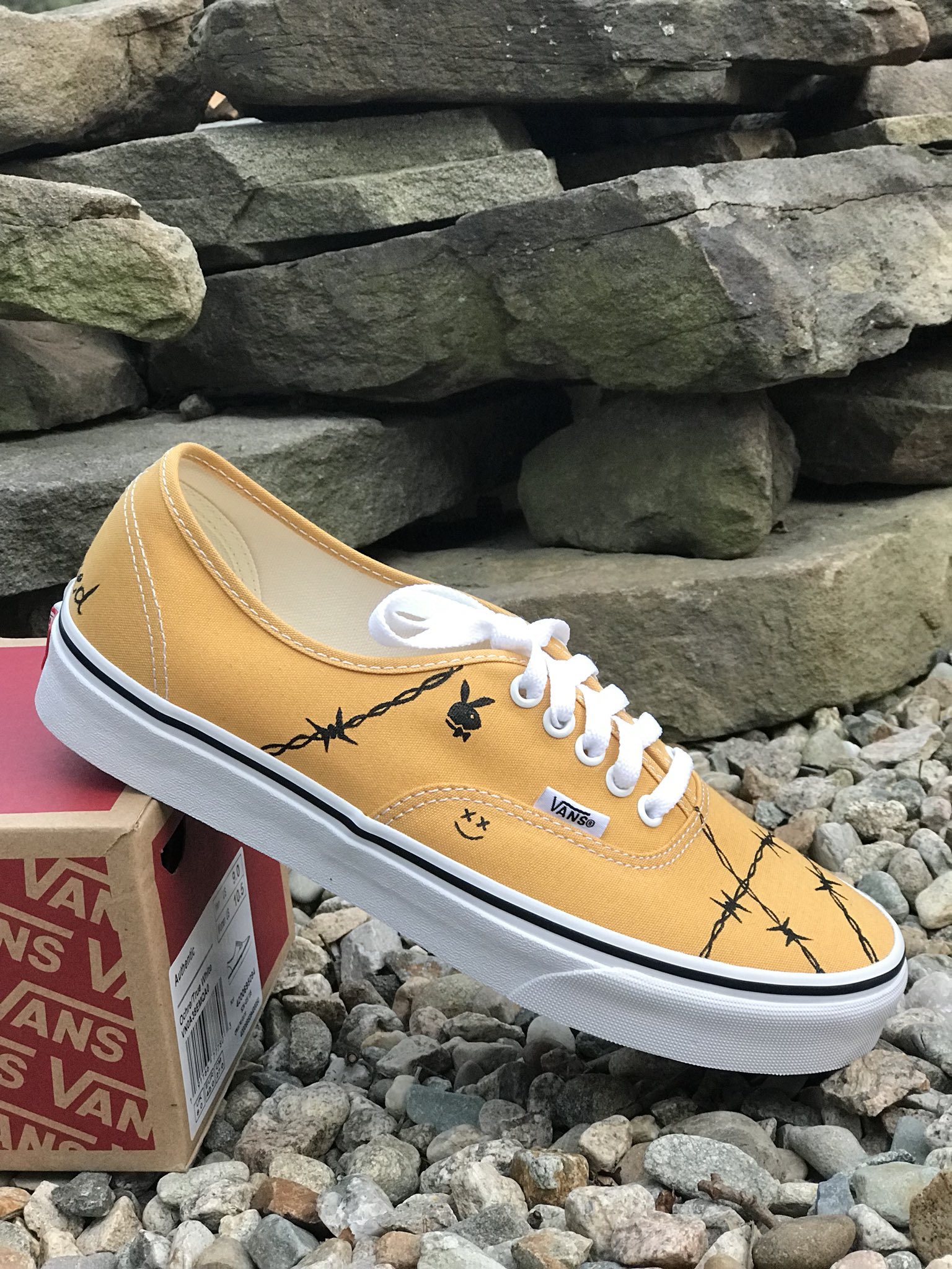 Post malone cheap custom vans