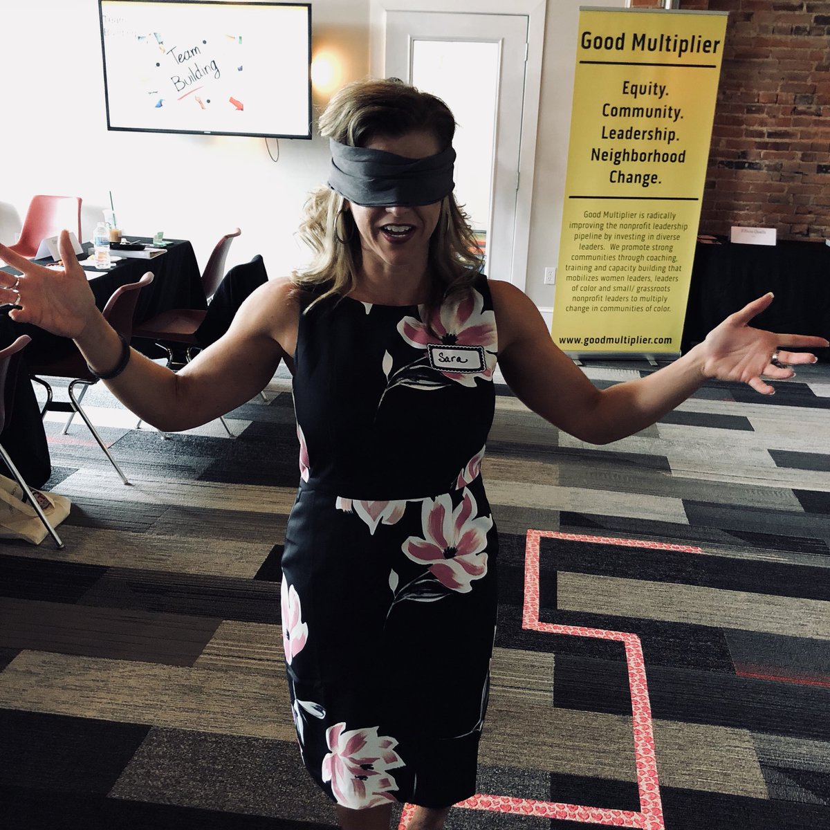 GoodMultiplier's tweet photo. Excited to kick off the 2018 Good Mutliplier Fellowship! Fun times with Team building exercises at today’s orientation session! #Equity #CommunityBuilding #Nonprofit #Leadership https://t.co/R7l42mc8QM