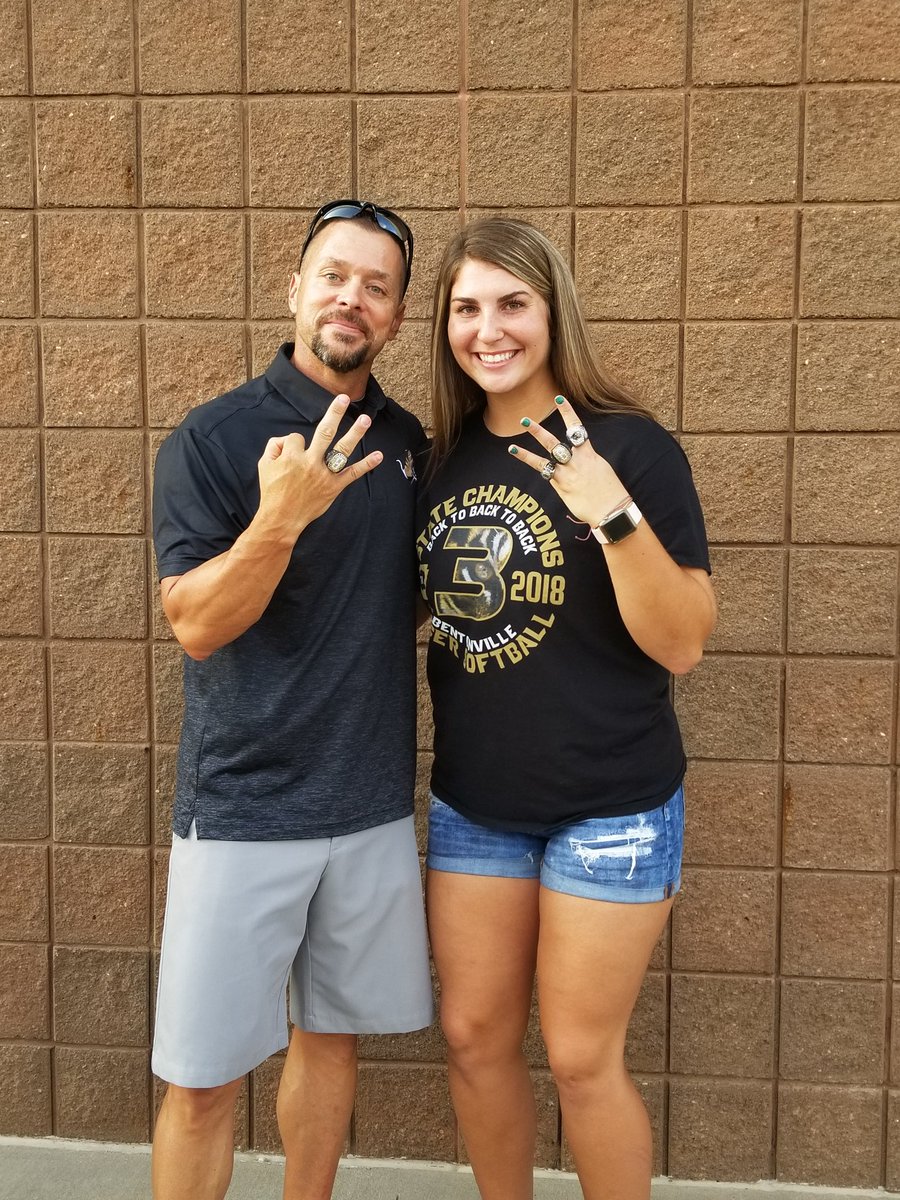 2018 NWADG Player of the Year <a href="/haleycornell7/">haley:)</a>. Haley was also the 2015 NWADG Newcomer of the Year. Haley is the 7th Tiger Softball player to be named NWADG POY since 2010. #GoTigers #GOAT