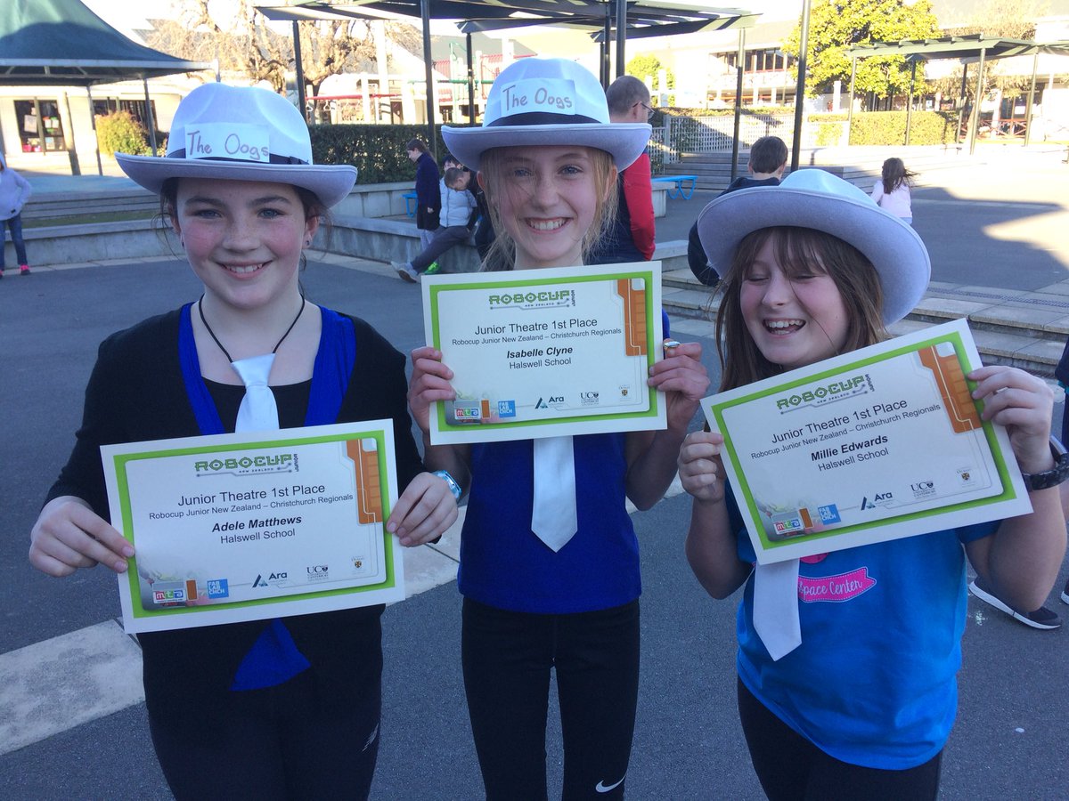 OtumatuaHS's tweet photo. Congratulations to the Halswell Robo-cup team on coming first in the junior theatre robo-cup competition! Hard work pays off! https://t.co/DKdANOkk9n