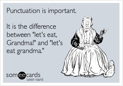 mbaderauthor's tweet photo. So true! 😂🤣📚
#punctuation #grammarmistakes #grammar
#grammarly #yougotthis #write #punctuationmistakes https://t.co/GI5kIffvYh