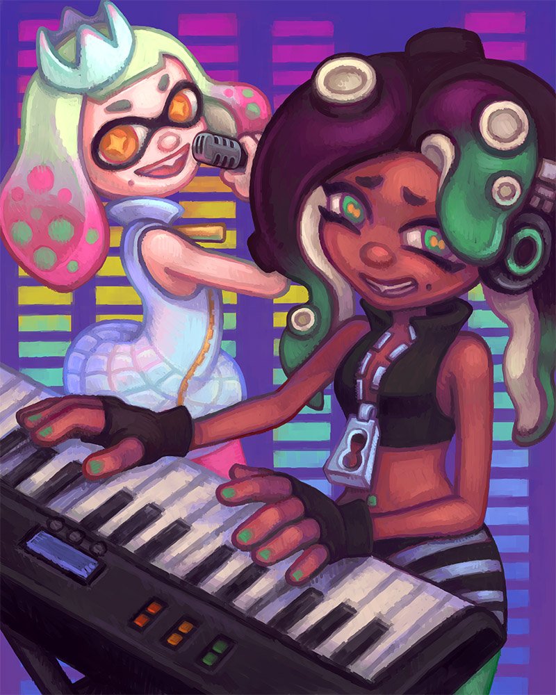 PearlPopStar's tweet image. "I'm Pearl! From Off The Hook! And we're coming at you live from the Inkopolis Square Studio for the news!"

🦑Not new to RP
🦑Not new to character
🦑You also know me as the bunny Inkling and the latex clad Inkling
🦑RT Please?