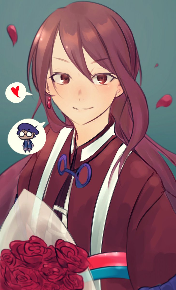 sion_lazuli's tweet photo. @Typocrypha Wonder who those roses are for... ;) https://t.co/YAURBiRZjA