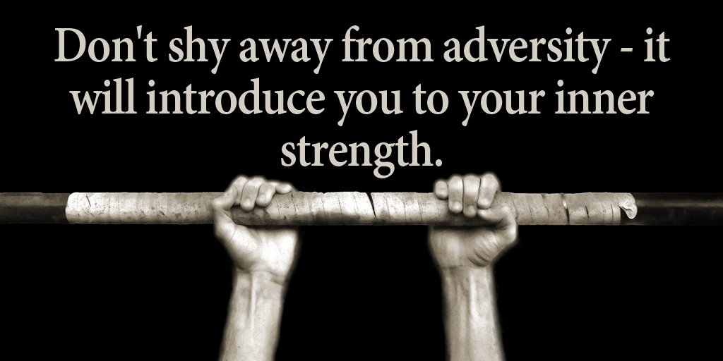 annemariayritys's tweet photo. Don't shy away from adversity - it will introduce you to your inner strength. #quote https://t.co/vbs5Ny1VOs