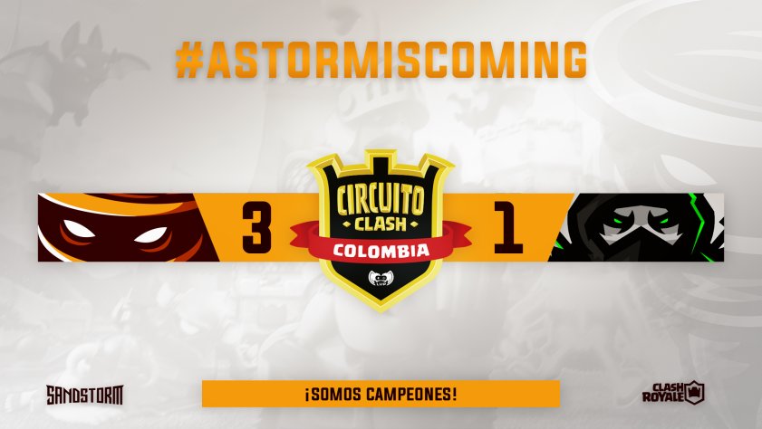⚔️🥳¡VICTORIA Y CAMPEONATO!🥳⚔️

¡Ganamos la gran final de <a href="/LVPcol/">LVP Colombia 🇨🇴</a> contra @Assassins_GG con el marcador final de 3-1!💪😍

Estamos orgullosos de ver todos los logros que estamos cosechando a lo largo de Latinoamérica y pensar que este es solo el comienzo🤩

#AStormIsComing