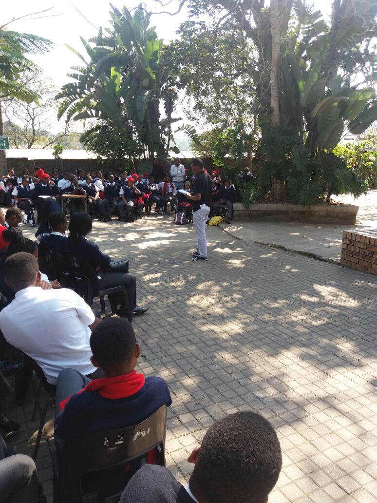 lowveldbookfest's tweet photo. Before every #LowveldBookFest, we spend time #givingback through our #outreach programme. This year we had 6 authors visit 3 schools namely Acek Academy Secondary School, Lwaleng Primary School and Laerskool Witrivier White River Primary!Have a look at Outreach 2018 in pictures https://t.co/HZGFQHWliS