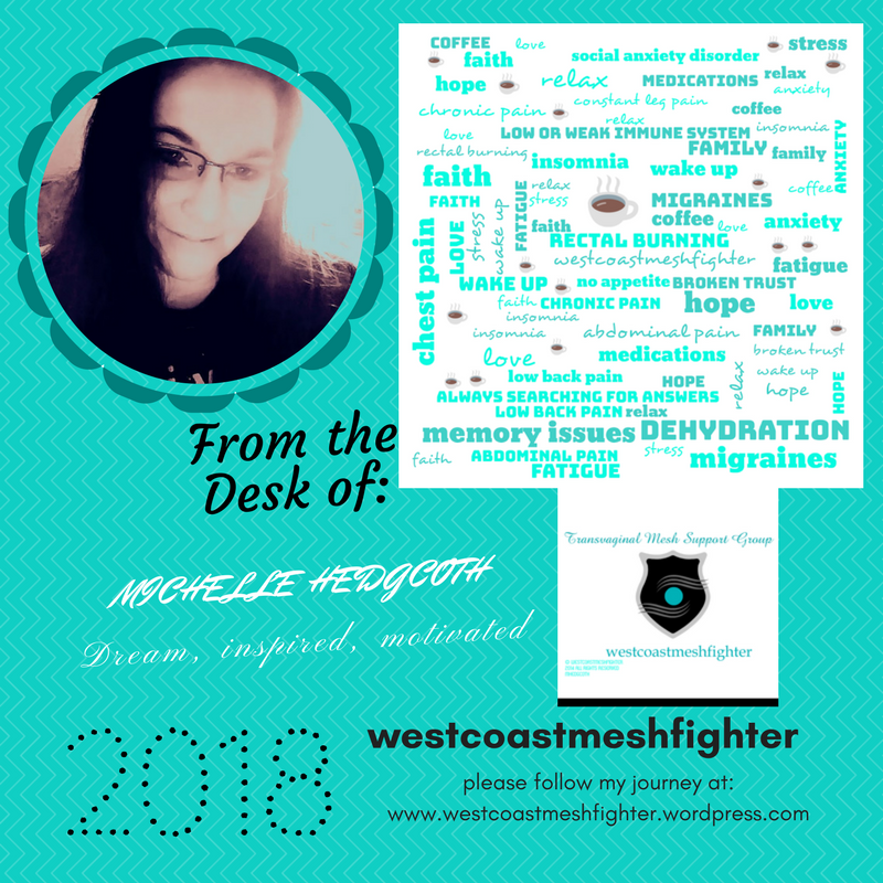 WCmeshfighter's tweet photo. New announcements are coming regarding Mesh Awareness Pacific.  One of the first Charitable and Educational Non Profits for our Mesh Community.  It's a long time coming, Patient Care and Concern is our upmost priority.  Unity is what we need. #meshwarrior https://t.co/nNMiHUiIhX