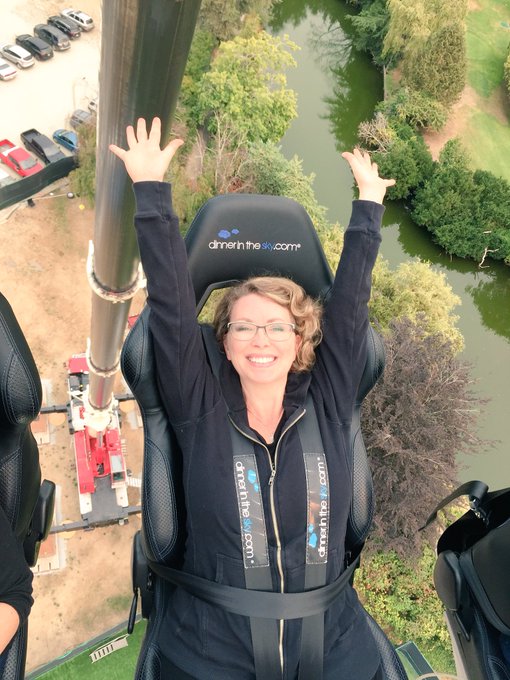 I did the #dinnerinthesky experience in Vancouver today! Fun! https://t.co/TzZByxr6f5<a href="/tag/dinnerinthesky"class="tags">#dinnerinthesky</a>