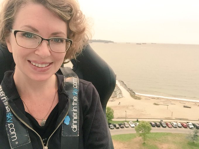 I did the #dinnerinthesky experience in Vancouver today! Fun! https://t.co/TzZByxr6f5<a href="/tag/dinnerinthesky"class="tags">#dinnerinthesky</a>