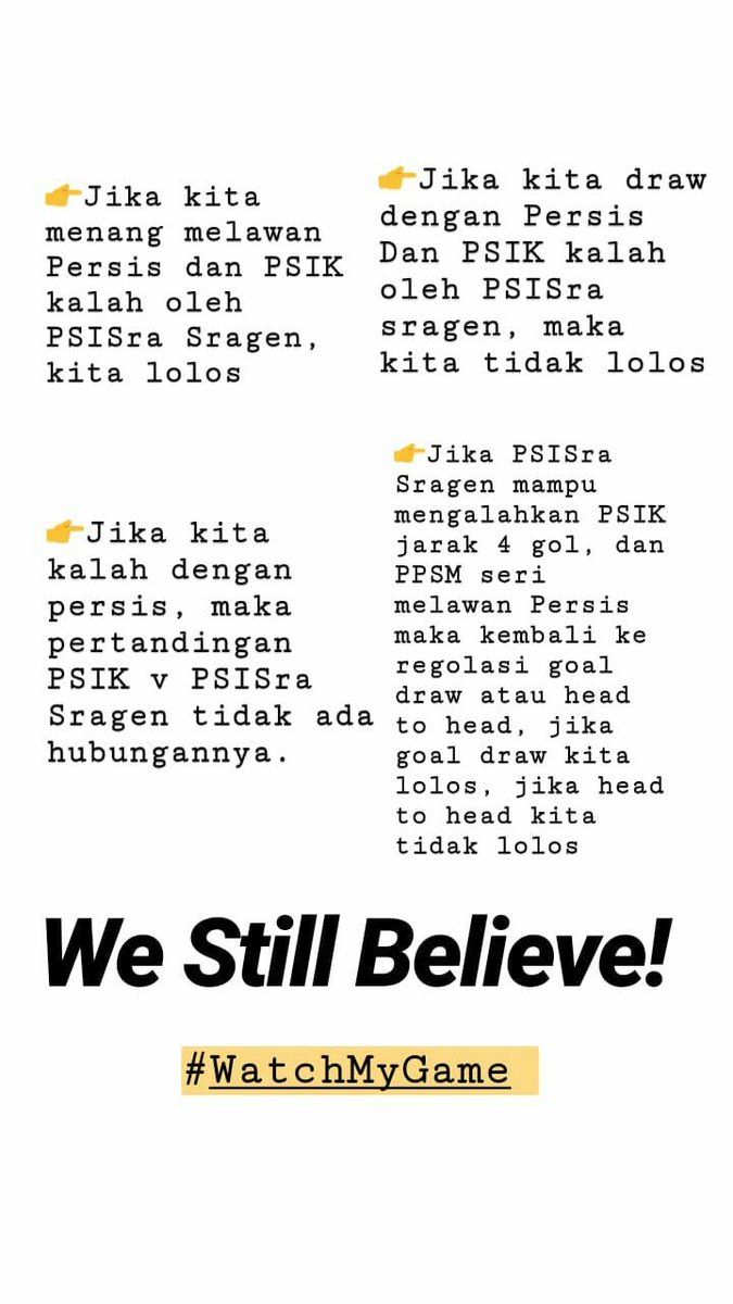 PPSM_MGL's tweet photo. Jangan ragu, karena ragu adalah hal bodoh yang tak boleh kau kenal!
#WatchMyGame https://t.co/wNyATXdHG4