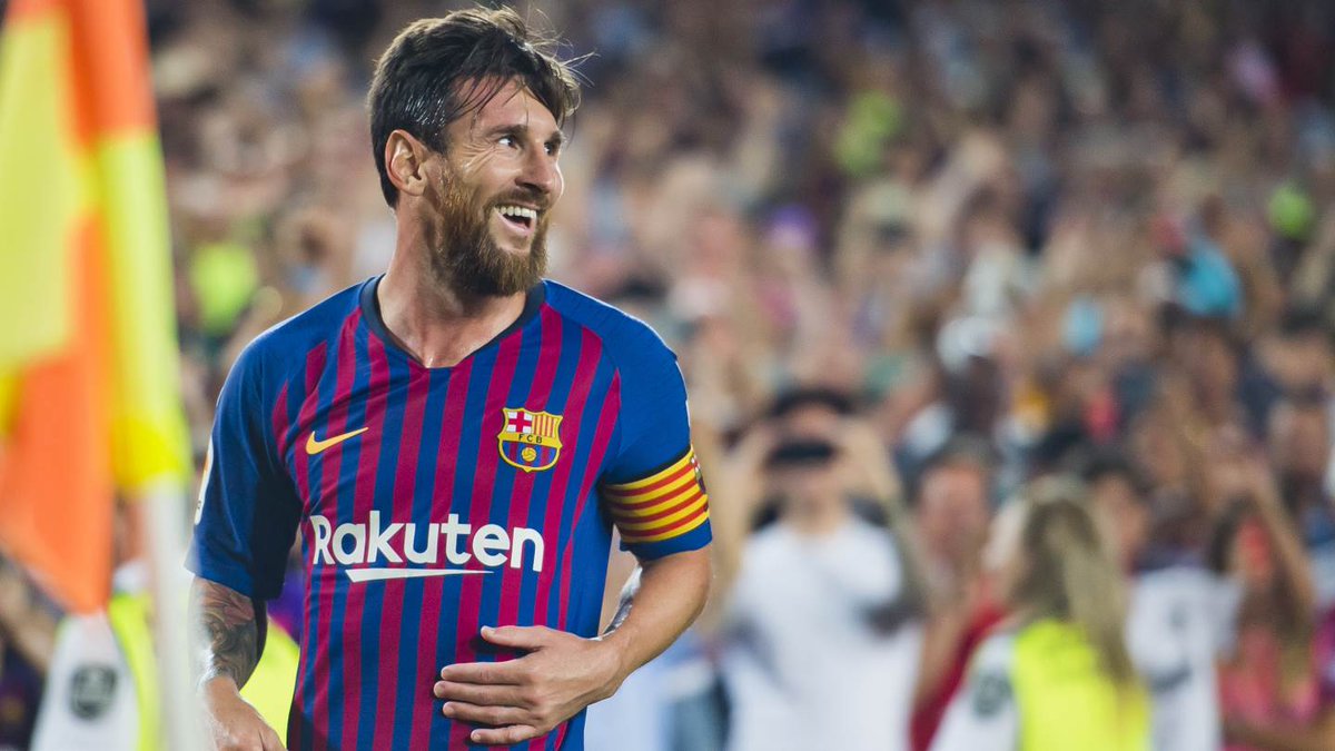 👑😍 Leo #Messi 
💙❤ #ForçaBarça