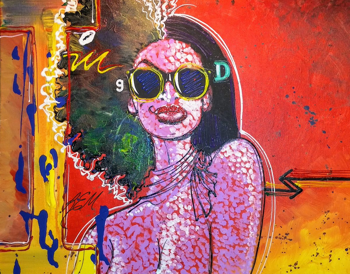 "I'm Good Either Way" 
This beautiful painting is a part of my LIMITED EDITION series. Available now at 1badartist.com