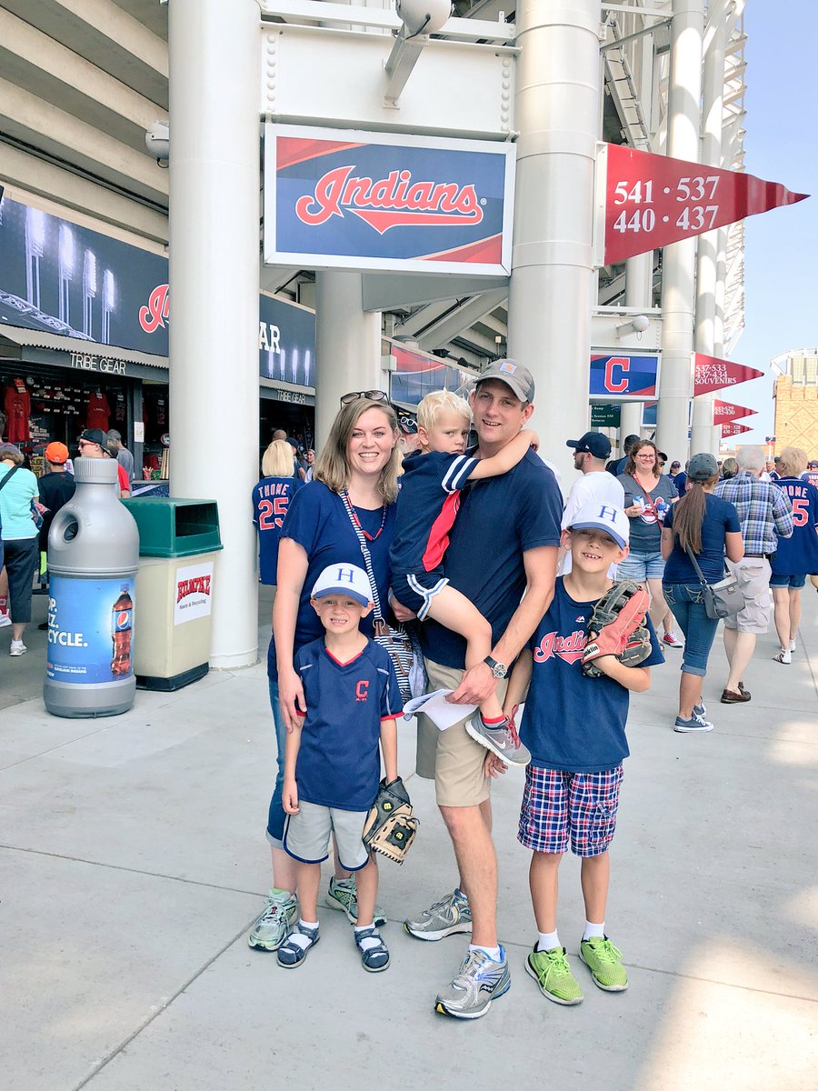 TeenTeacherLA's tweet photo. Attending the #ThomeHOF ceremony and celebration this afternoon was one of the greatest experiences in my baseball fan life! Even better was the excitement on my boys’ faces as they attended their first @Indians game! #ClevelandIndians #GoTribe #LoveJimThome #ProgressiveField https://t.co/qe7d4E8zVW