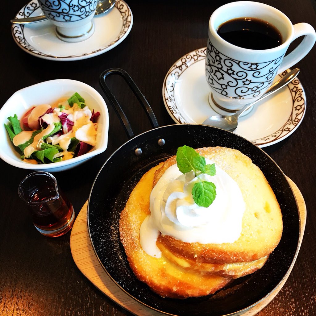 たけ 彡 در توییتر 元町珈琲 湘南茅ヶ崎の離れ フレンチトーストモーニングセット プレーン ダブル をいただきました 何気に夏休み初の モーニング メープルシロップが不要の美味しさ ご馳走様でした