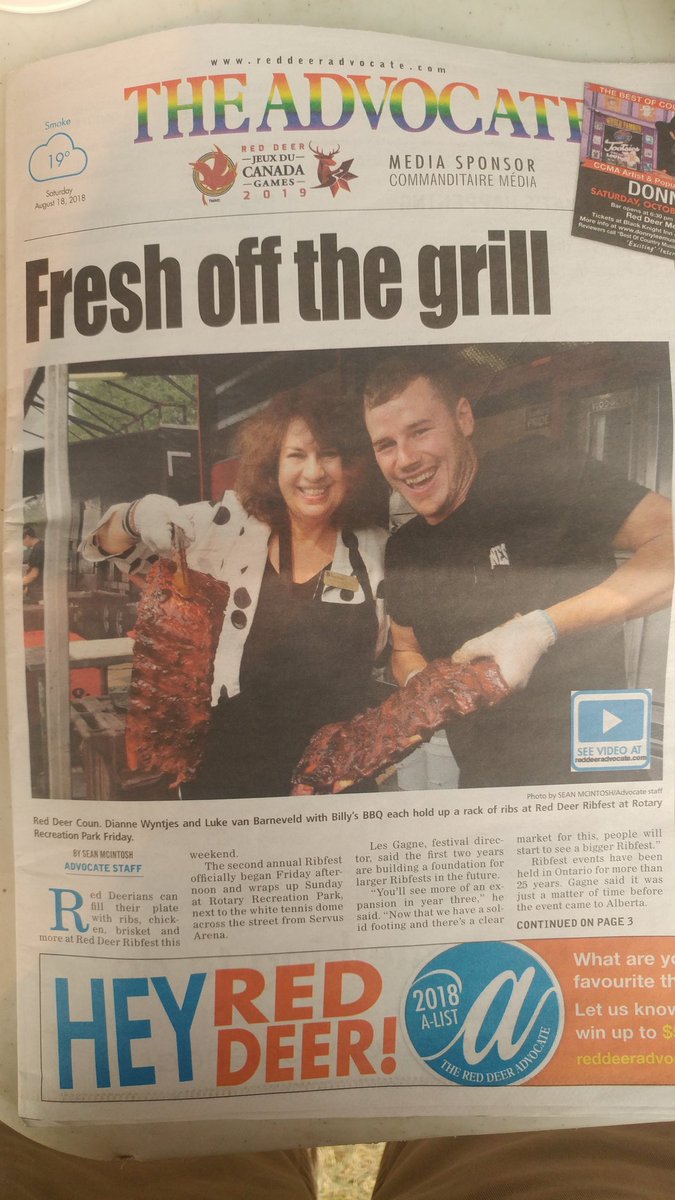 Let's Get Sticky! #wegotthemeat #reddeer #ribfest