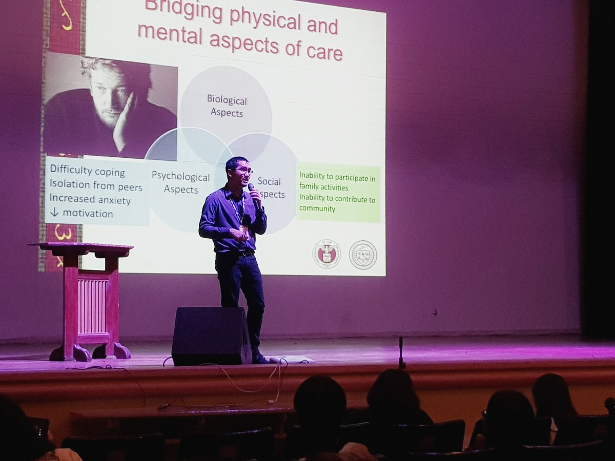 APTSA_EC's tweet photo. NOW HAPPENING:
Christopher S. Cayco, MPT, PTRP presenting his talk entitled, "PT in Mental Health".
#9thAPTSA https://t.co/QZVyWWhdZD