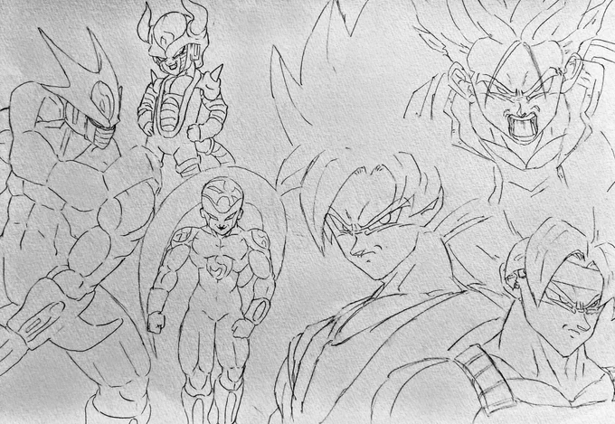 前に描いた落描き発見❗(>_<) 