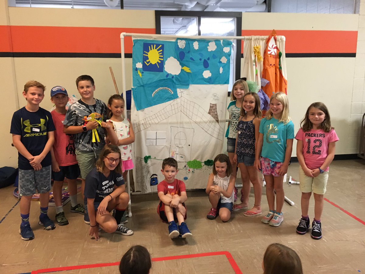 So much fun &amp; creativity at last week's Wauwatosa <a href="/IDODI/">Destination Imagination</a> workshop. 32 students from <a href="/tosaschools/">Wauwatosa Schools</a> made backdrops &amp; structures, sewed with needle &amp; thread, practiced improv, created rubber-band cars &amp; worked with musician <a href="/RogerDayKidSong/">Roger Day</a> to write an original song.