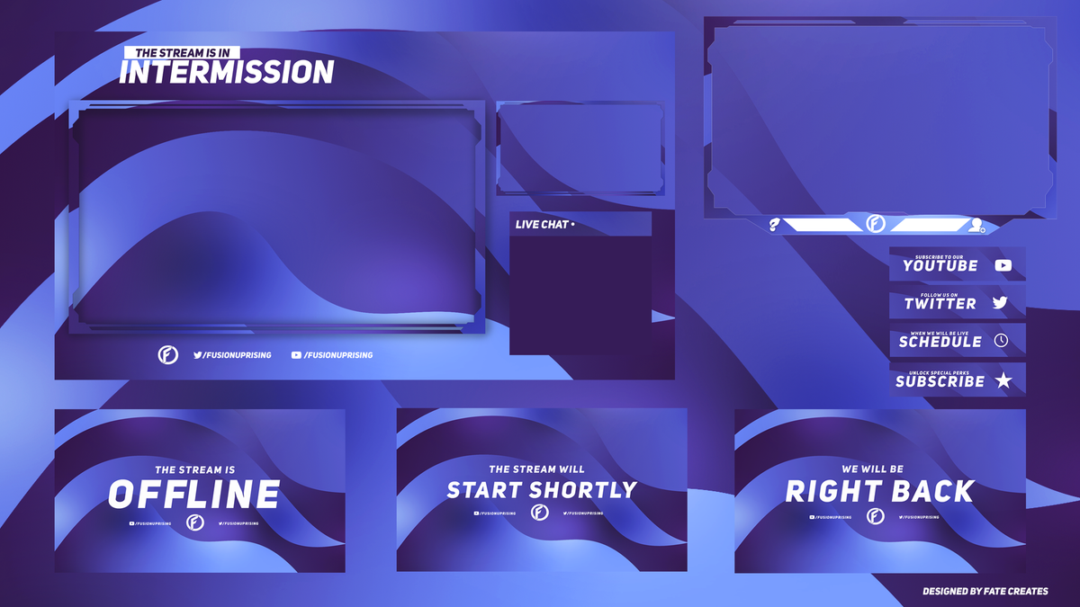 FateCreates's tweet photo. My First Twitch Package for @FusionUprising opinions? 
@FusionExpos https://t.co/iH50jJqTC1