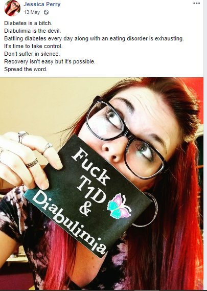 diabeticswithed's tweet image. Love this ❤️😘💪. #T1ED #T1D #eatingdisorders #EDDMT1 #Diabulimia #solidarity #T1diabeteswarriors #mentalhealth #eatingdisorderrecovery