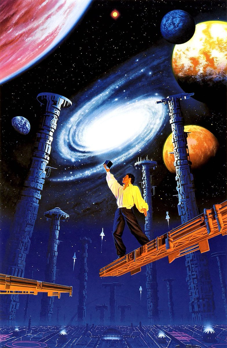 Surrealist_mind's tweet photo. Artwork by Stephen Youll.

#scifi #artwork https://t.co/CiD81JvnsJ