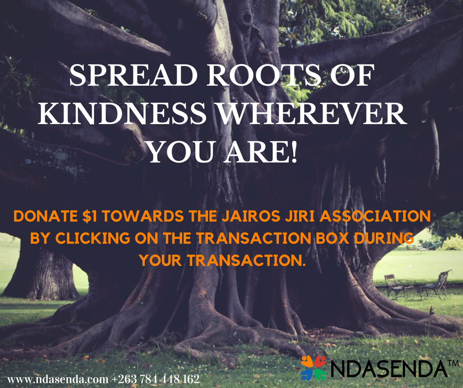 ndasendaservice's tweet photo. #NDASENDAHEROES
Please join us in #GivingBackToZim campaign by donating $1 towards Jairos Jiri Association and spread roots of kindness from across the ocean. Your donation would go a long way in the running of Jairos Jiri Association.
#NDASENDA
#HEROESMONTH
#IAMAHERO
#HEROESDAY https://t.co/xb6Yx5LFqm