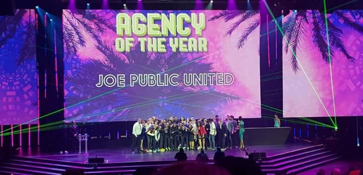 Congratulations @joepublicunited @XolisaDyeshana @pepemarais 

#Loeries2018 
#AgencyOfTheYear