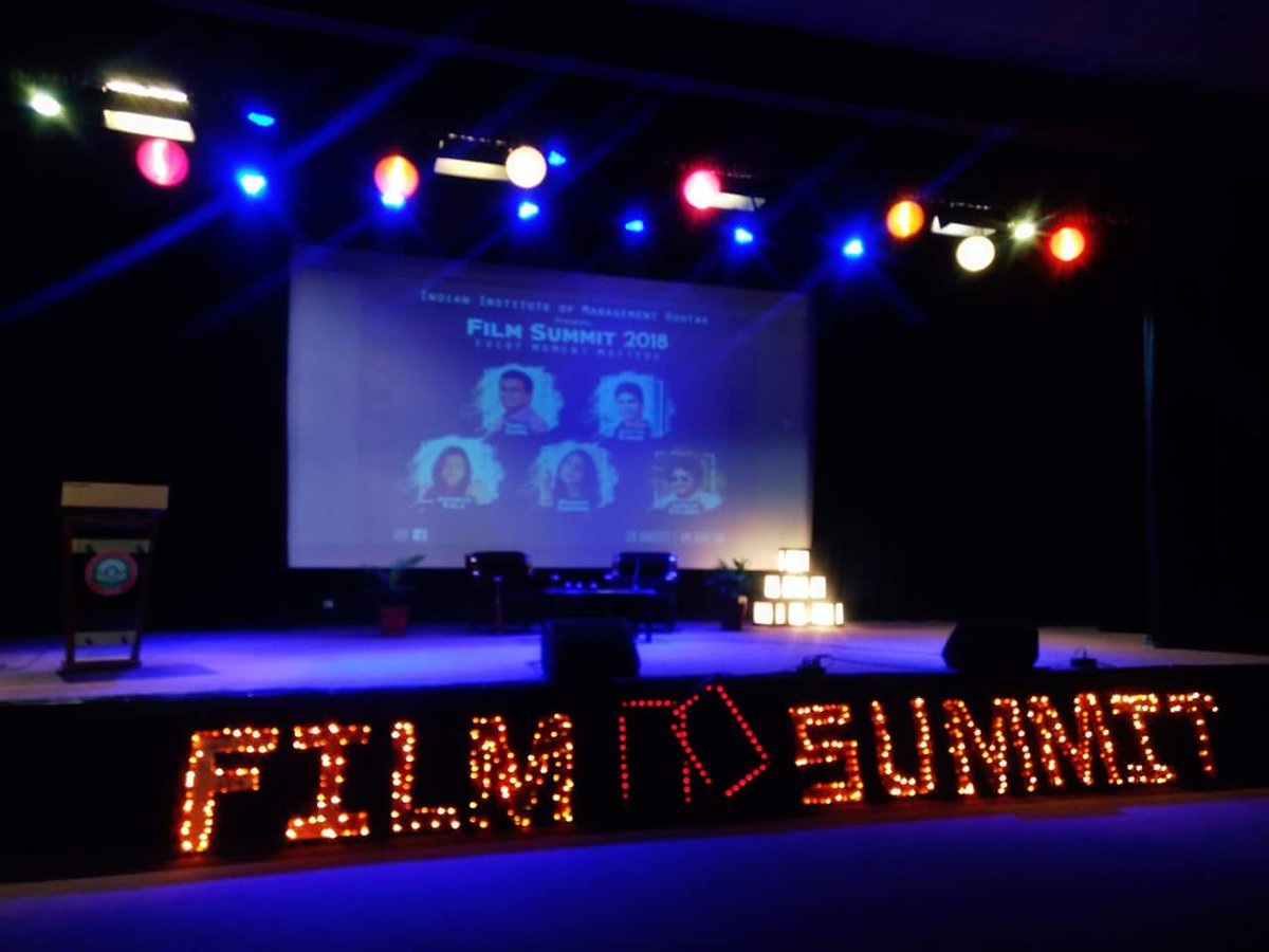 IIM_Rohtak's tweet photo. The stage is all set !
#filmsummit
IIM Rohtak
Film Summit 3.0 - IIM Rohtak
#movies #lights #camera #action 
#IIMRohtak https://t.co/6ID0NV4Nq9