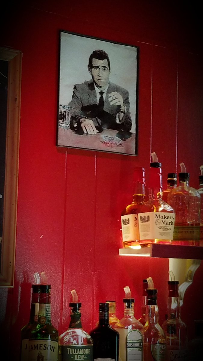 Nomak02's tweet photo. Wicked twilight zone inspired cafe and bar with a wicked performance from everyone. 
@skeletonkeyspdx 
#thetwilightzone https://t.co/jdROVjoK9v