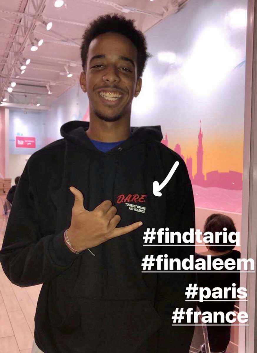 karifreska's tweet photo. TARIQ ALEEM SHABAZ 17YO MISSING FROM FAMILY VACATION IN PARIS 8/15 11:06PM // LAST SPOTTED 8/18 IN MAISONS-LAFFITTE ON FOOT
PLEASE CONTINUE TO SPREAD THE WORD & THANK YOU ALL FOR YOUR PRAYERS+SHARES! 🙏🏾 #FindAleem #FindTariq #MissingTeen
https://t.co/yvP59wqVwD @missingpeople https://t.co/sQmejowETn