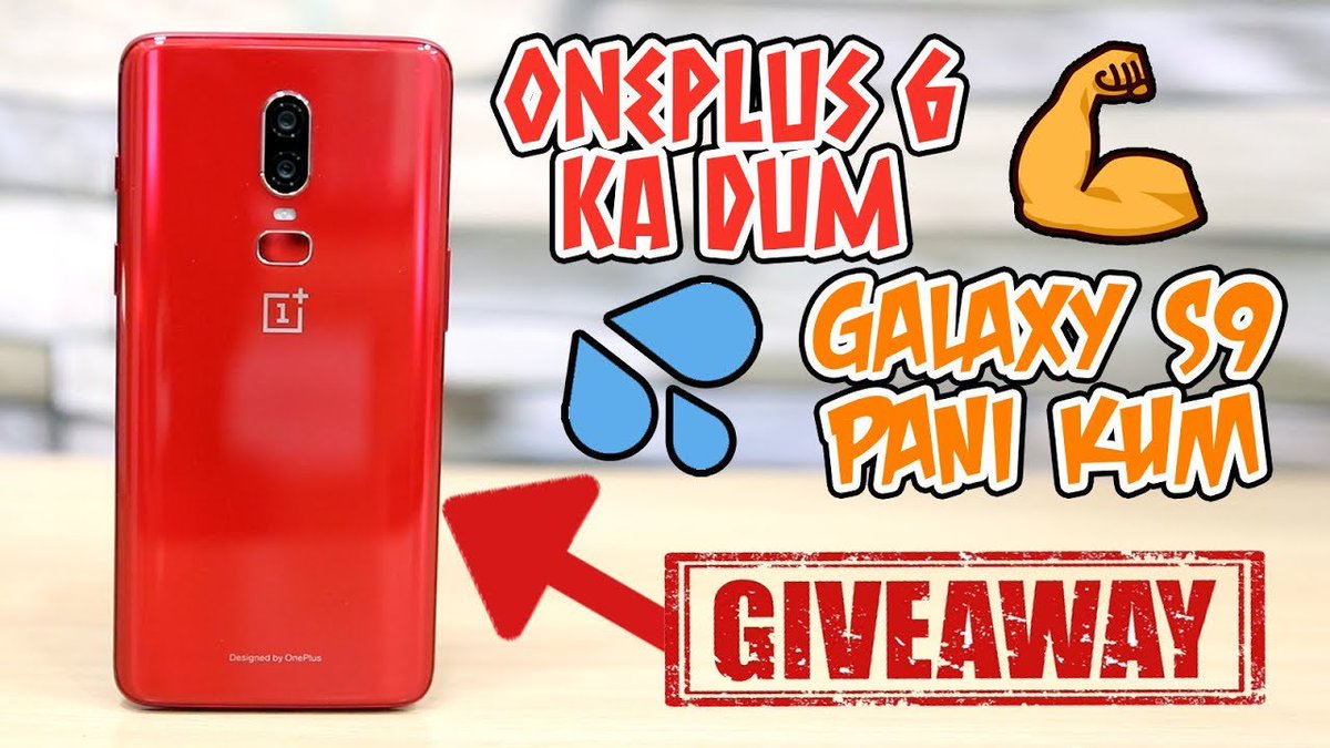 Shubh_sengar's tweet photo. Super Attractive Red Color and Attractive Look.
Dual Rear Cam With Flash Light & Fingerprint Sensor Rear
Type 'C' USB & Dash Charger
4 8GB RAM & 128GB ROM
#GTUONEPLUS6
@abhishek
#GTUFamily
New #OnePlus6 RED #Giveaway by @gadgetstouse - Participate at https://t.co/WRTPVkYORG https://t.co/Ic77sqgIvS