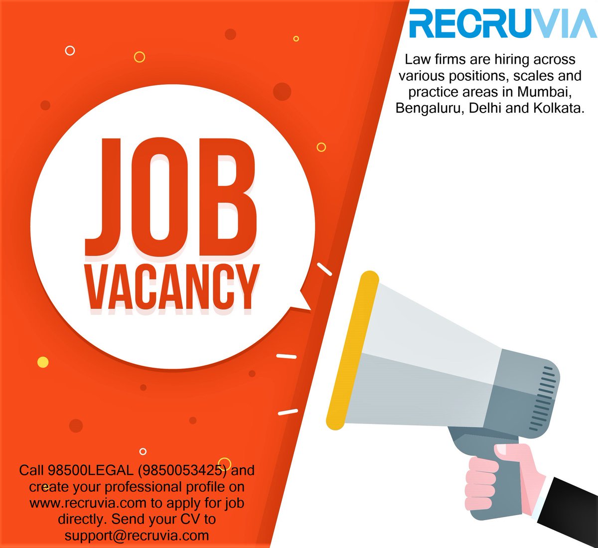 RecruVia tweet picture