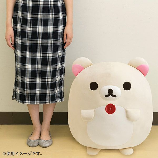 🍓コリラックマ 特大まんまるもーちもちぬいぐるみ🍓 まんまる♪触り
